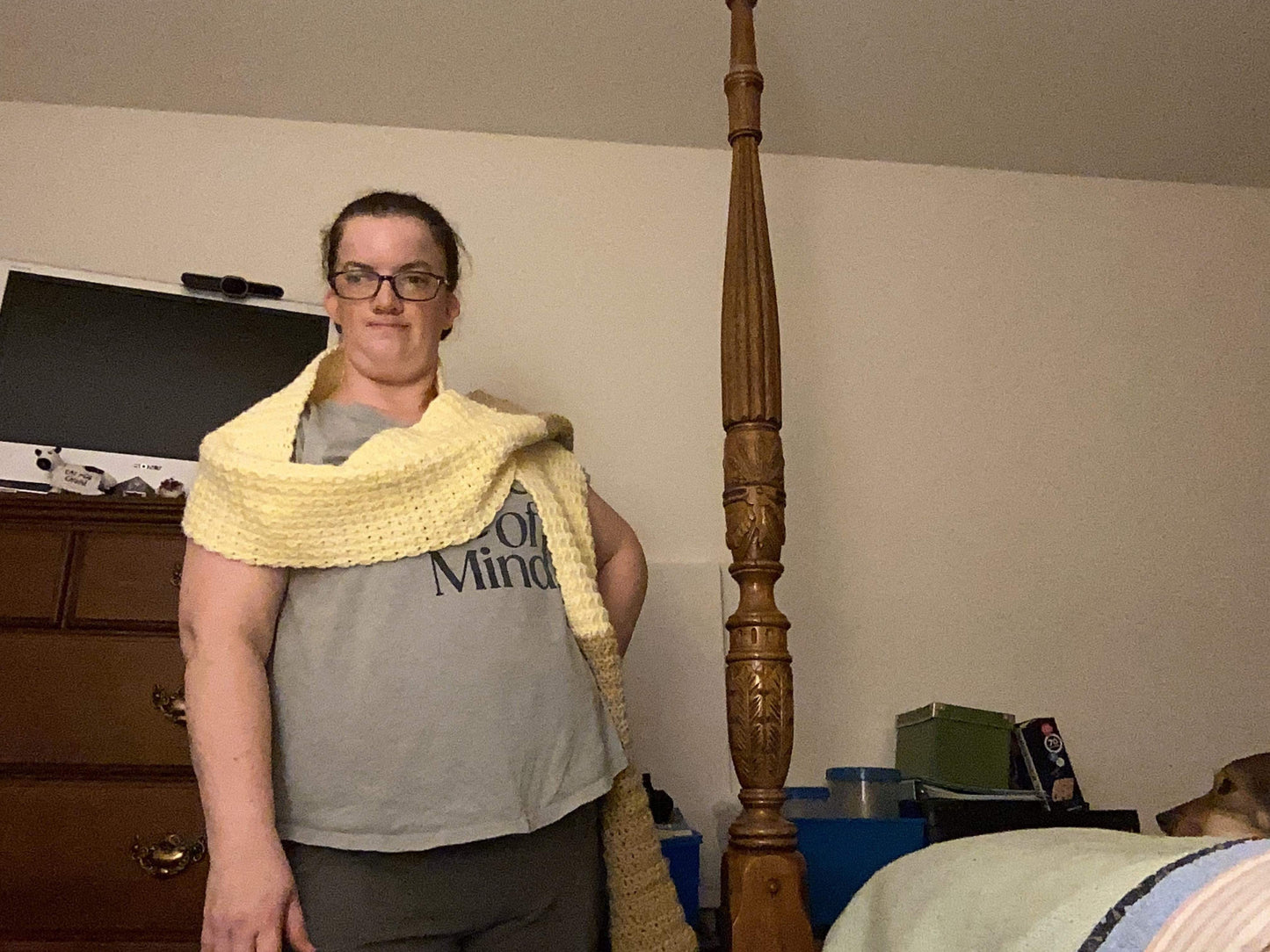 scarf with arm long sleeve