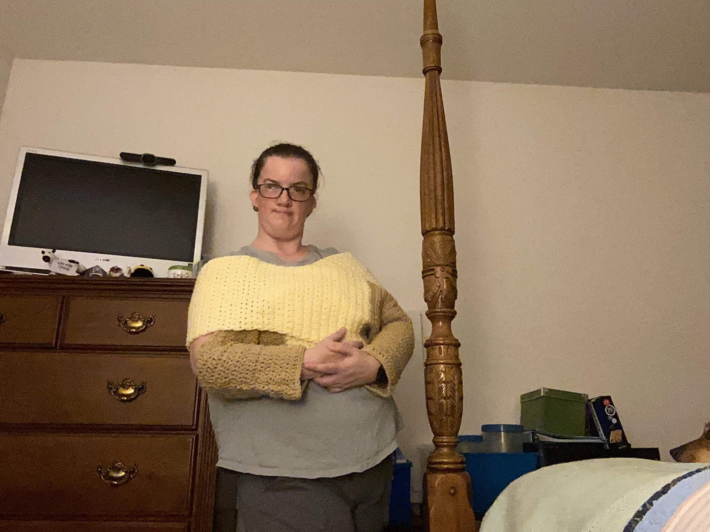 scarf with arm long sleeve