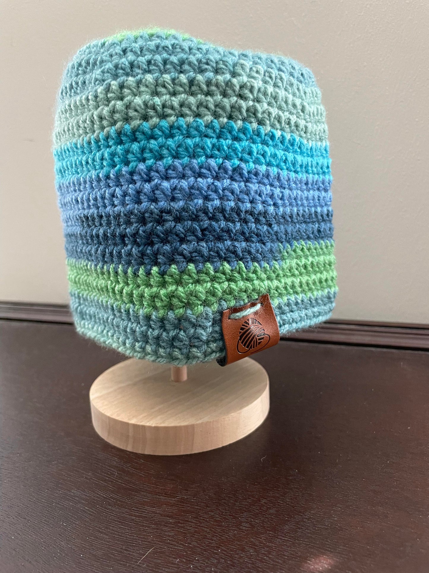 Dye beanie hat for child