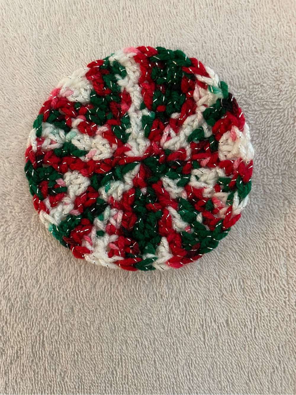 Christmas Crocheted coasters