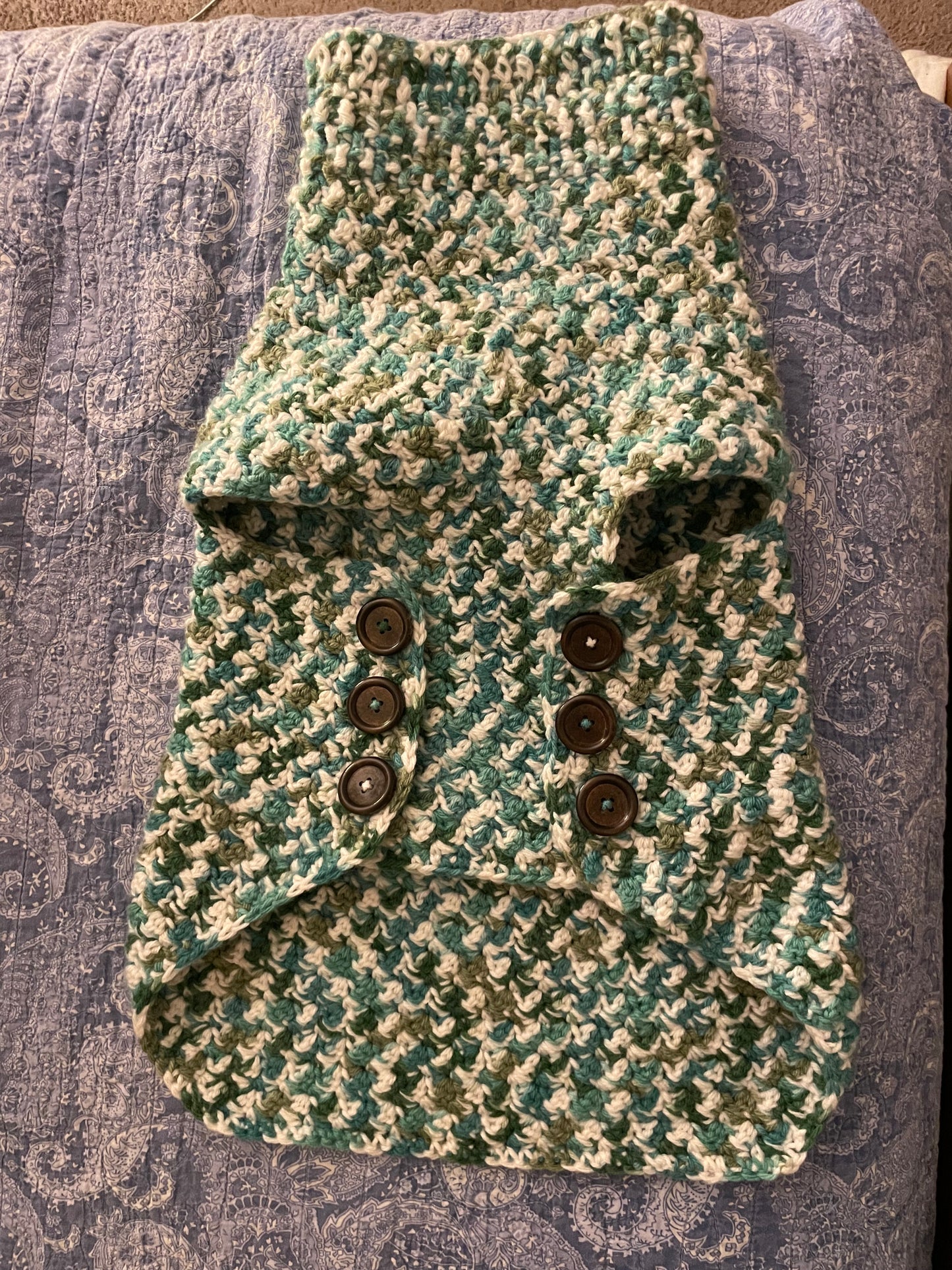 Dog Green Dyed sweater (X-Large)