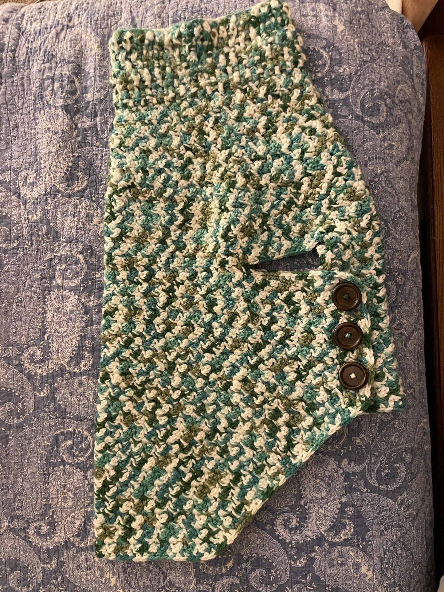 Dog Green Dyed sweater (X-Large)