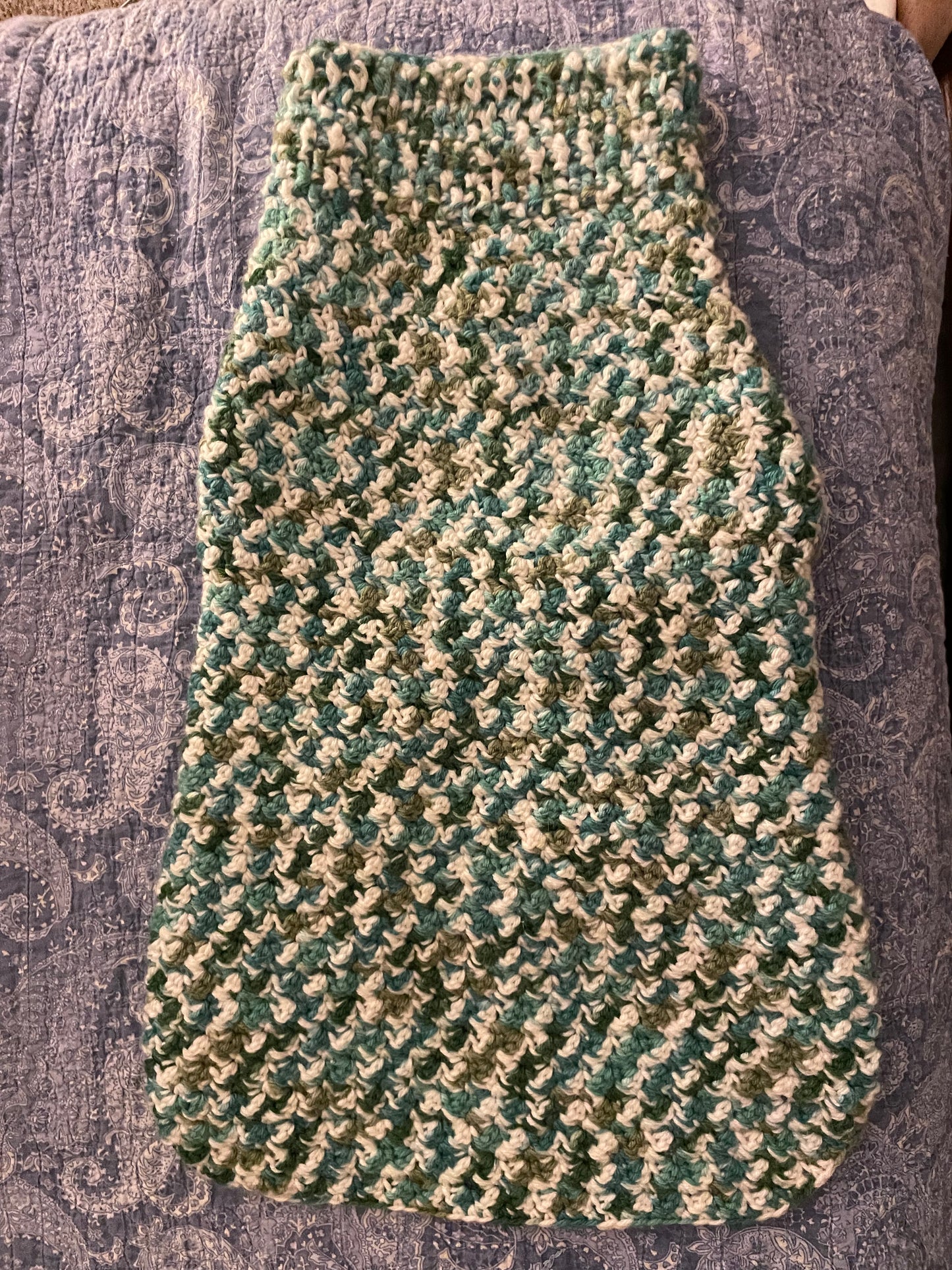 Dog Green Dyed sweater (X-Large)