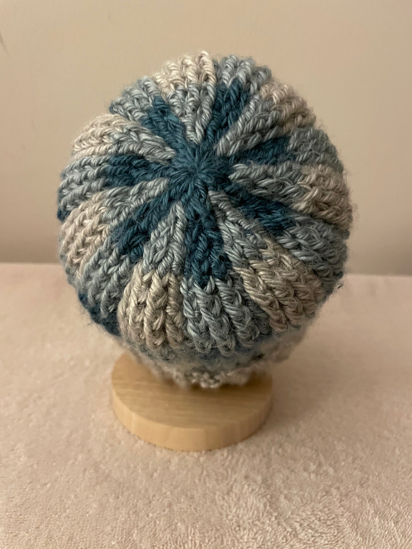 Plaid chuck beanie