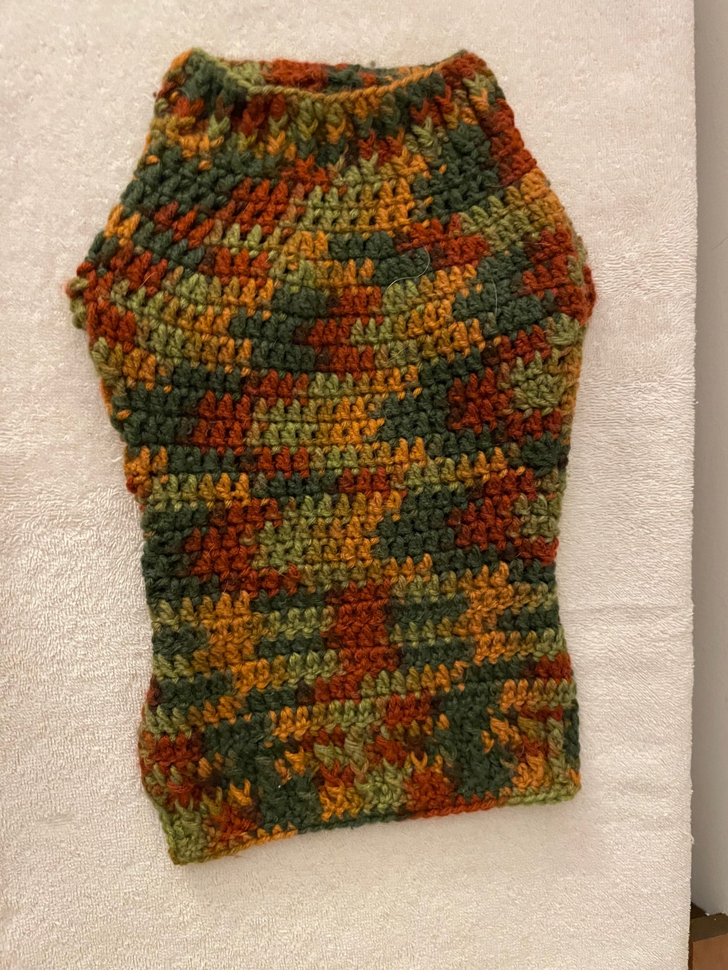 Dog Fall Dyed Sweater (medium)
