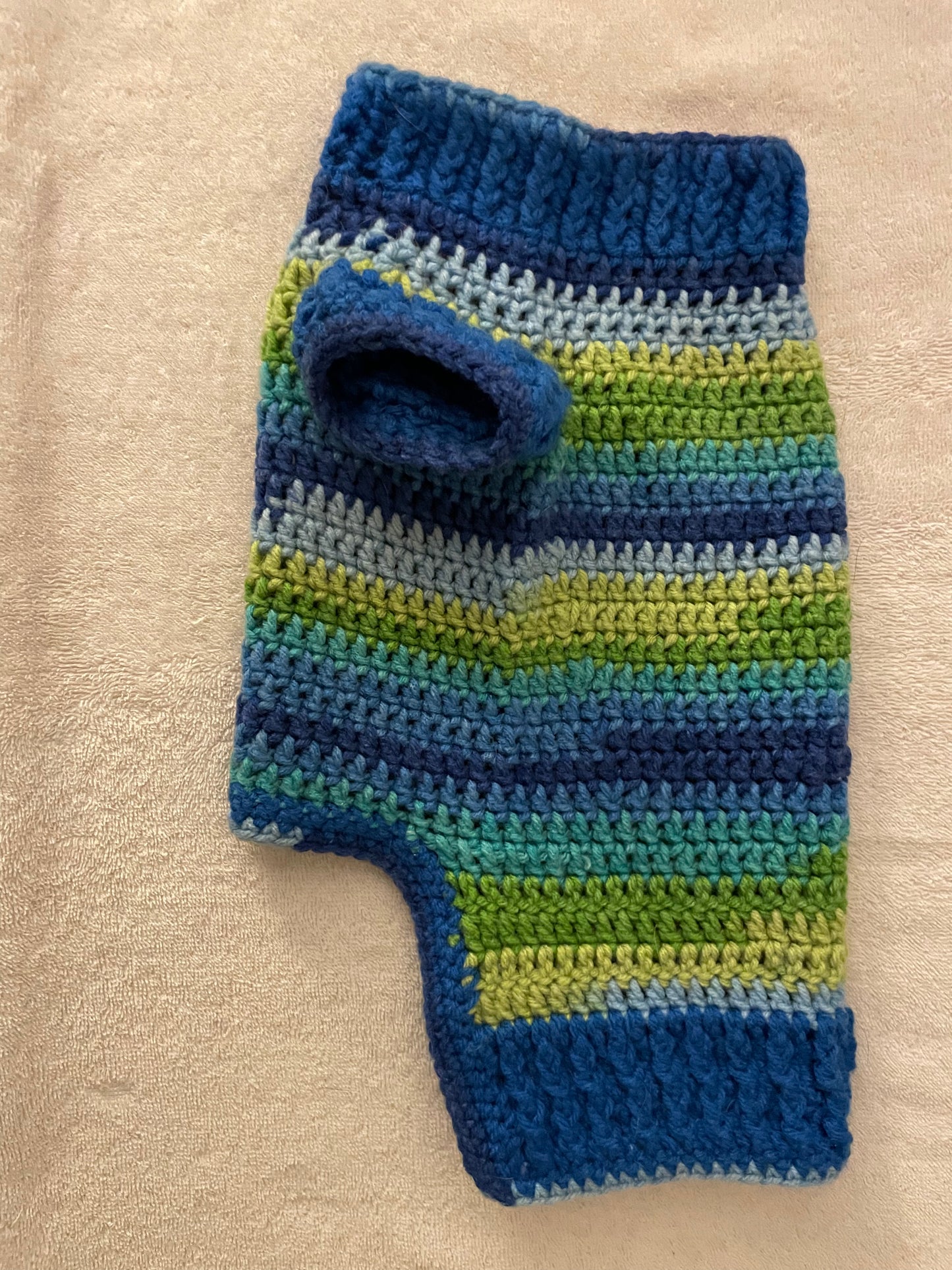 Dog Blue Dyed sweater (Medium)