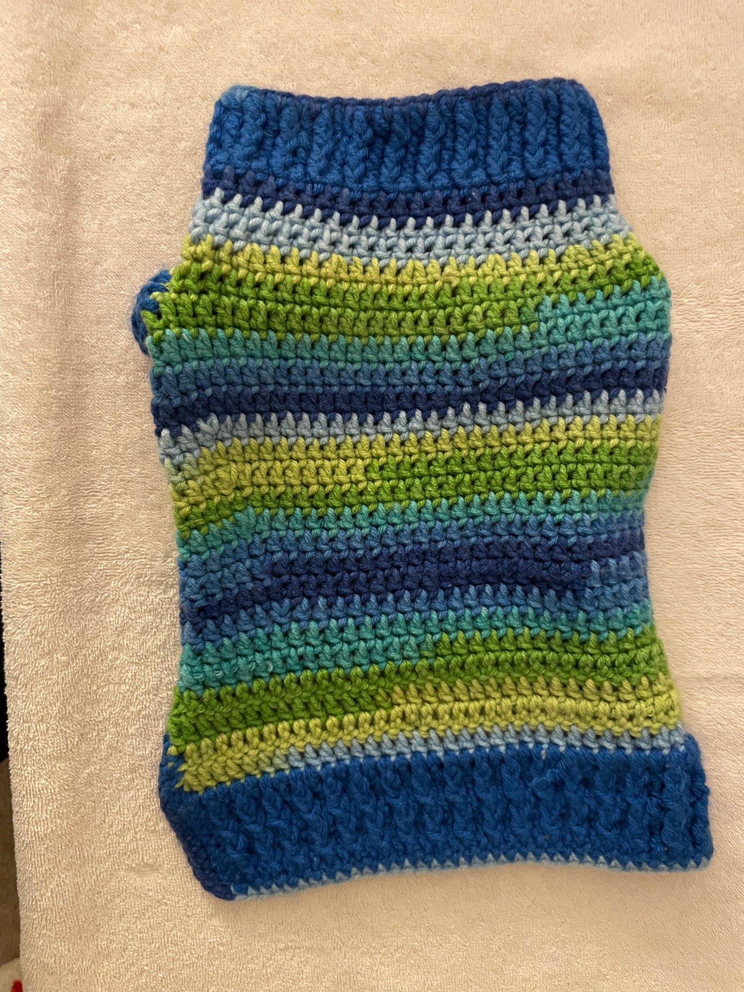 Dog Blue Dyed sweater (Medium)