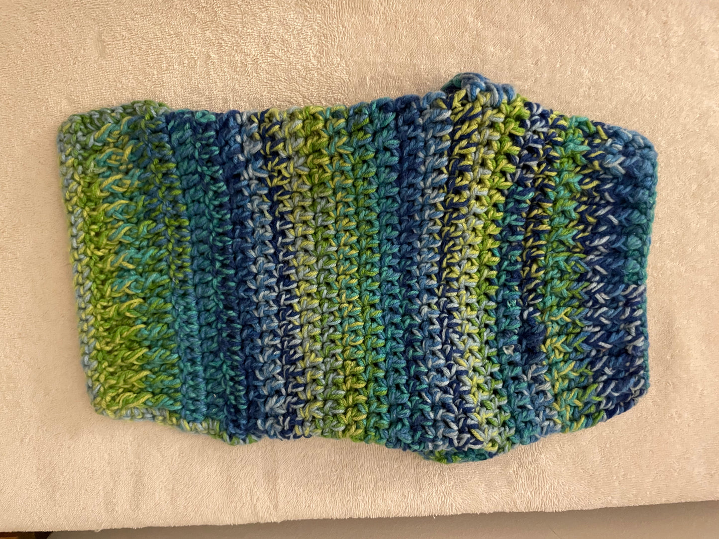 Dog Blue/yellow dyed sweater (Medium)