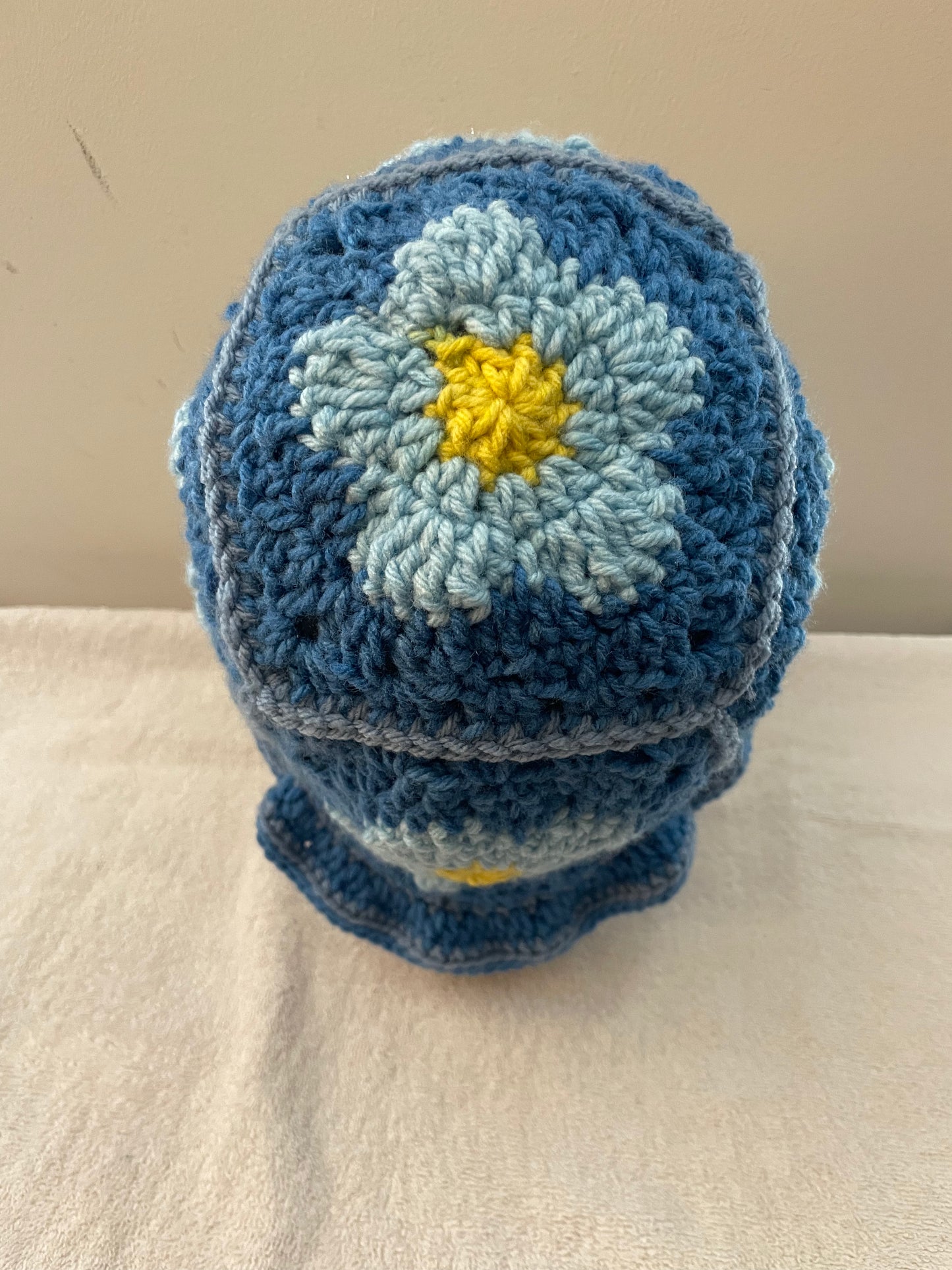 Blue Flower bucket hat & Scarf