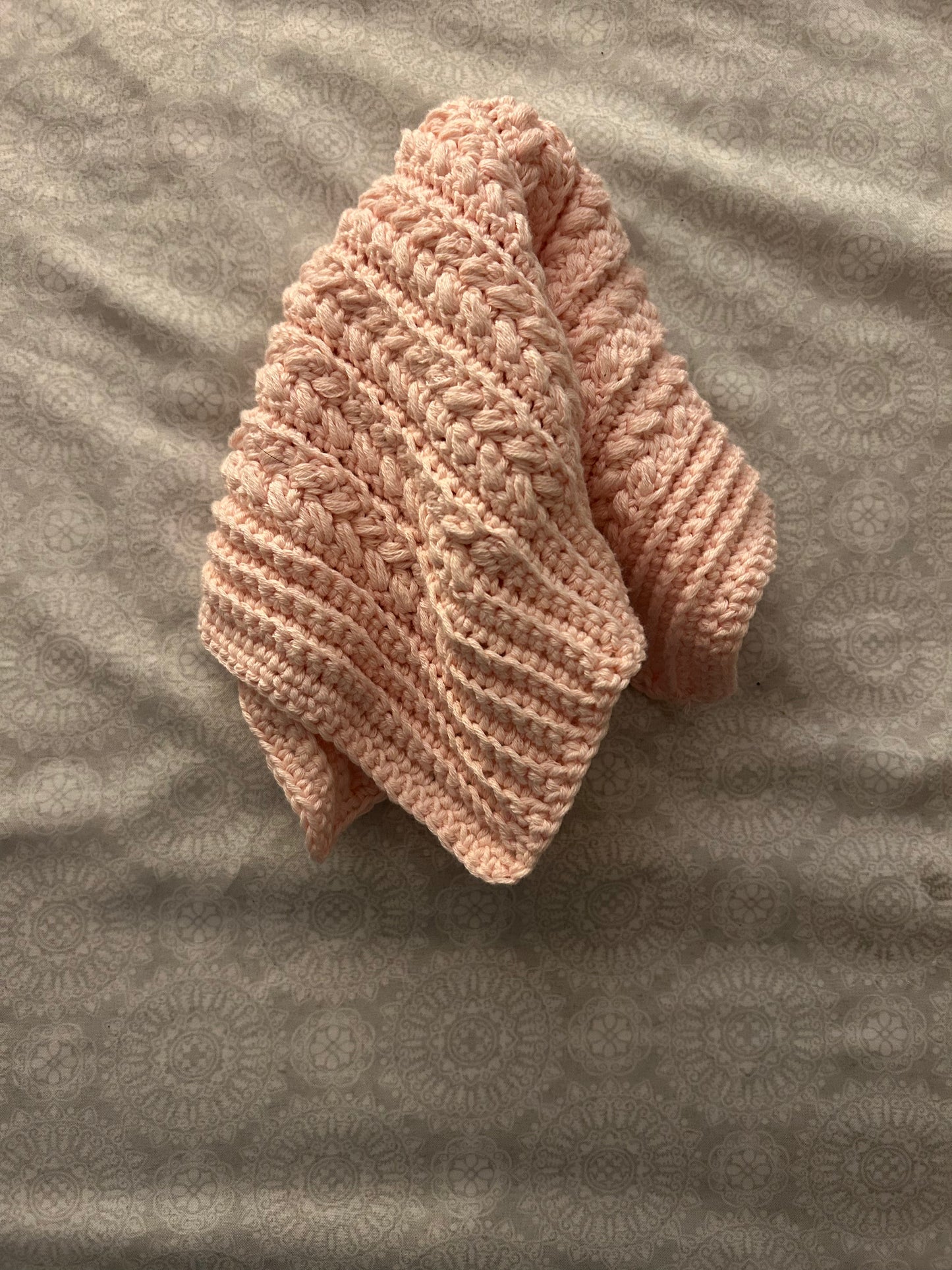 Baby security holding smaller blanket