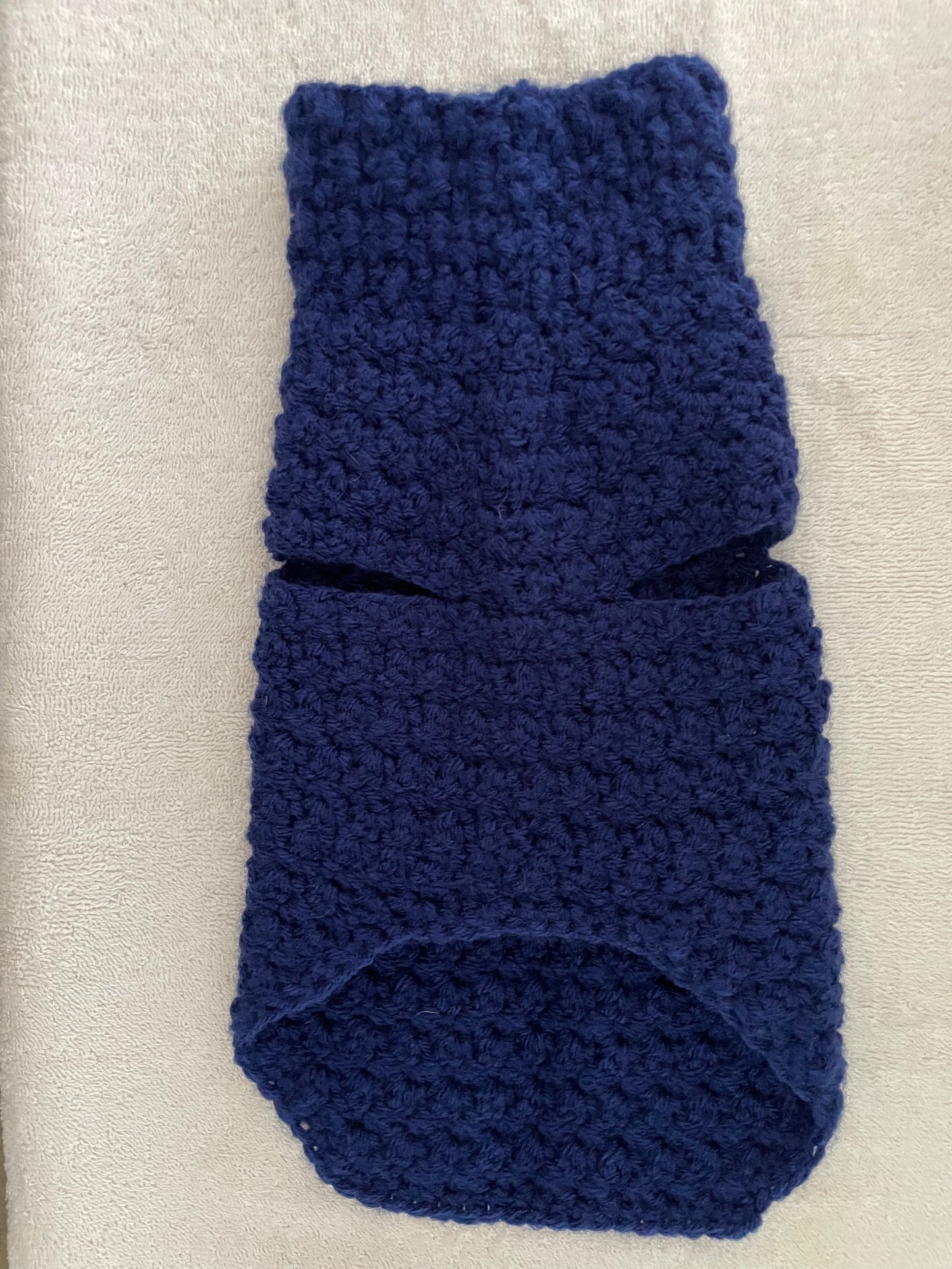 Dog Navy Blue Sweater (small)