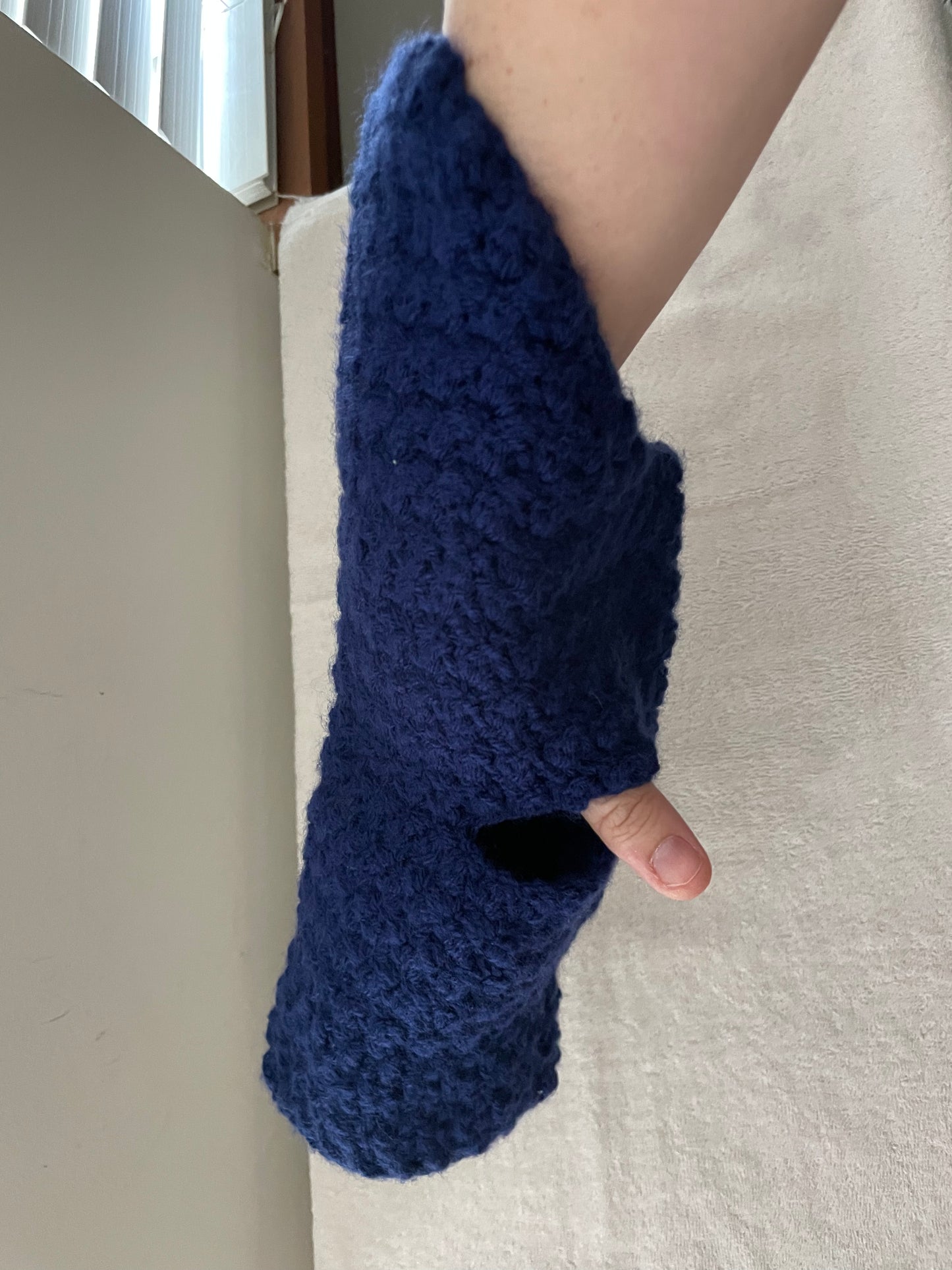 Dog Navy Blue Sweater (small)
