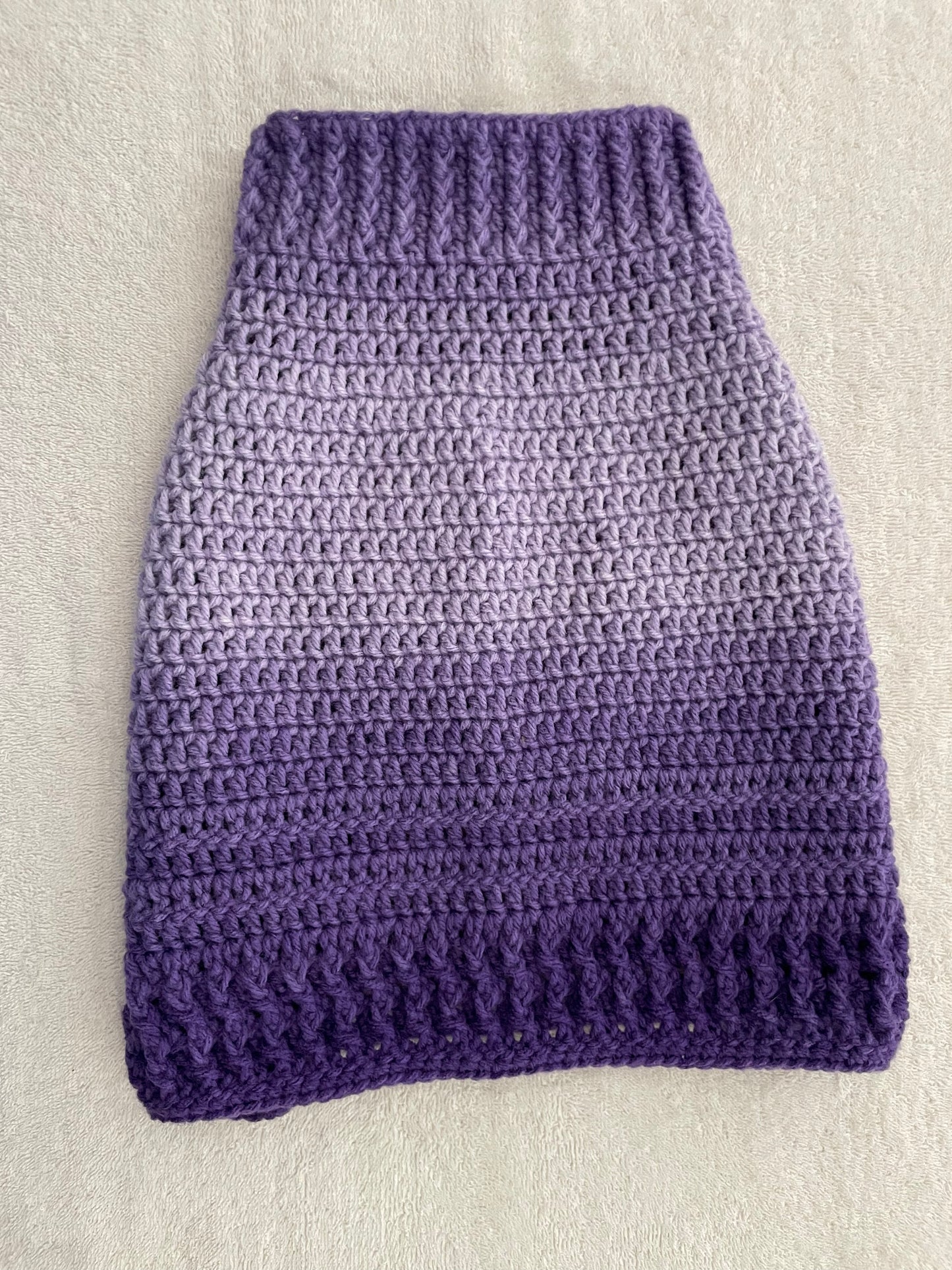 Dog purple sweater (medium)