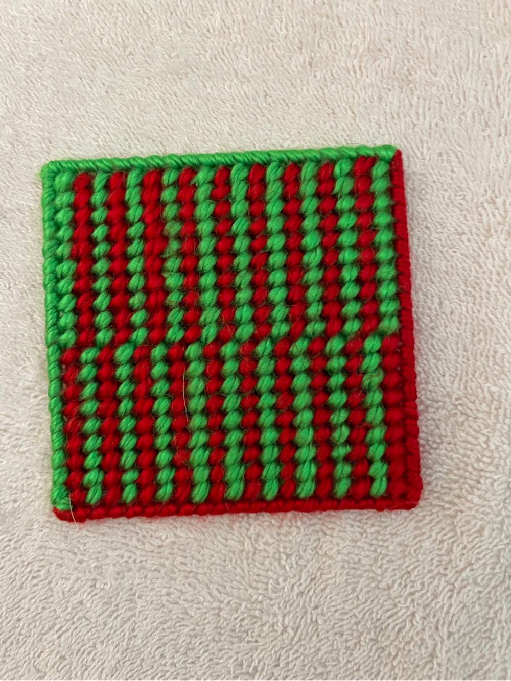 Plastic Canvas coasters