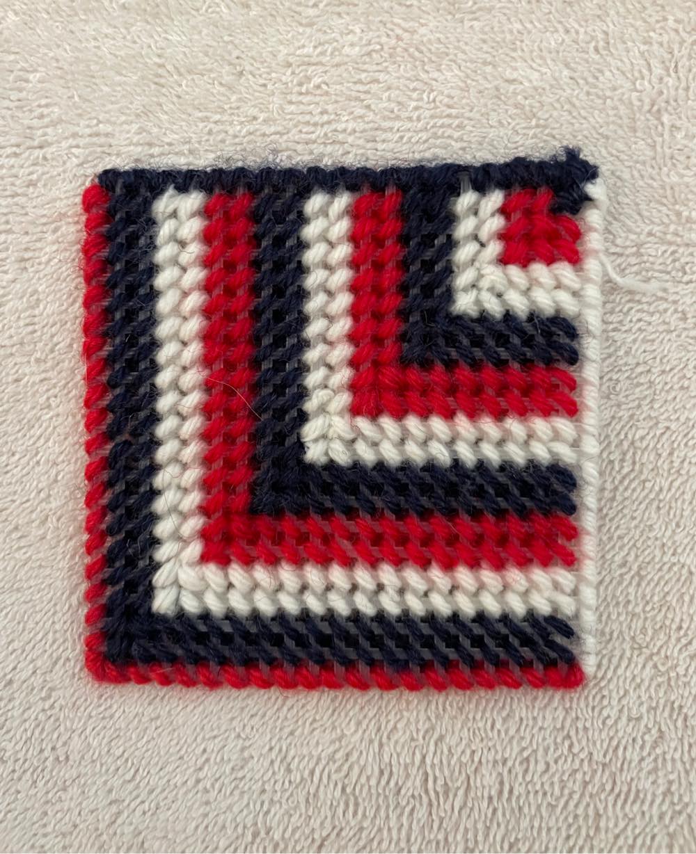 usa plastic canvas coasters mini