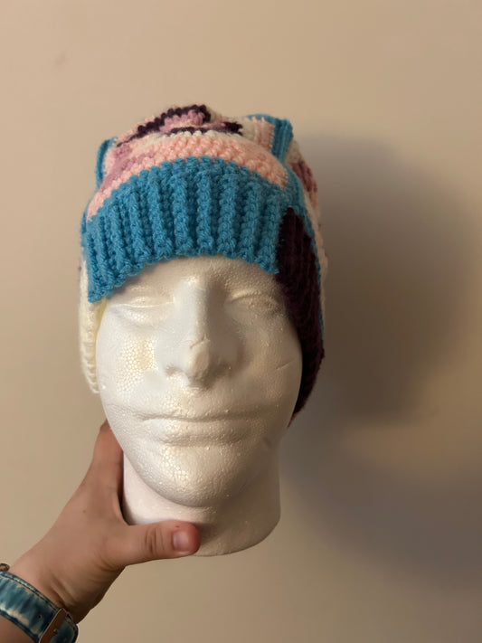 Swirl square bucket hat