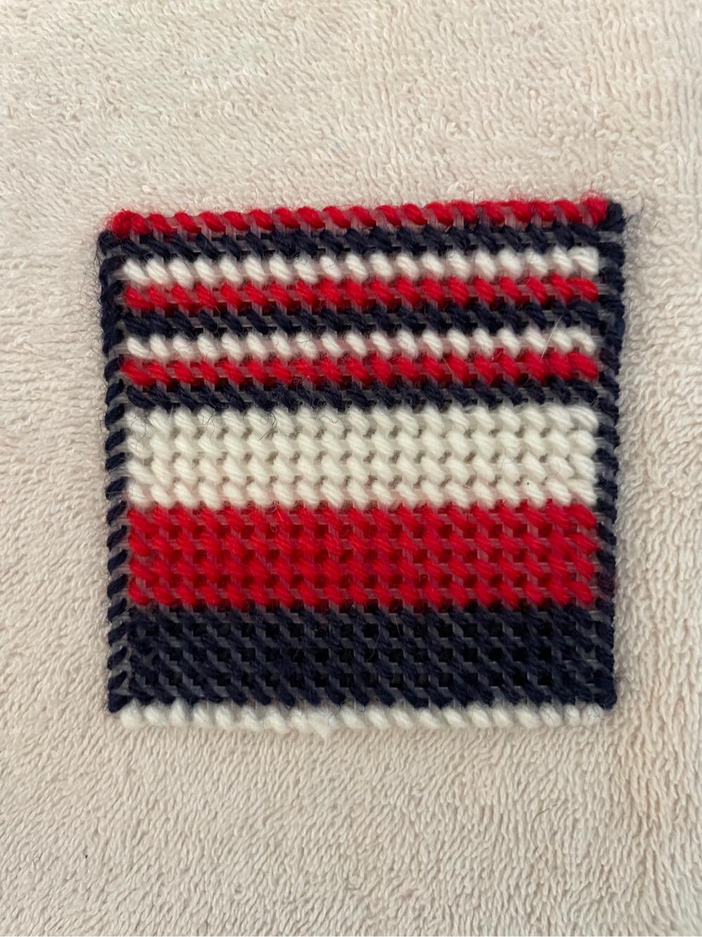 usa plastic canvas coasters mini