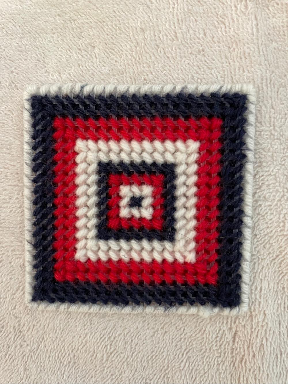 usa plastic canvas coasters mini